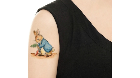 Temporary Tattoo - Peter Rabbit - Various Patterns / Tattoo Flash