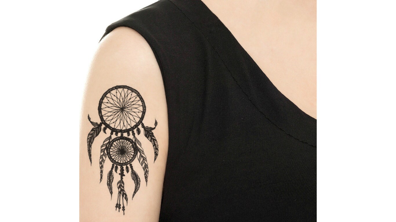Temporary Tattoo Dreamcatcher / Tattoo Flash - Etsy Temporary Tattoo Dreamcatcher / Tattoo Flash - Etsy