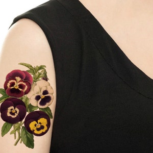 Temporary Tattoo Vintage Flower Various Patterns and Sizes / Tattoo Flash PICTURE 4