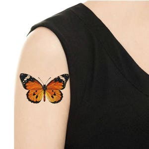 TEMPORARY TATTOO Vintage Butterfly Various Patterns / Tattoo Flash PIC. 2