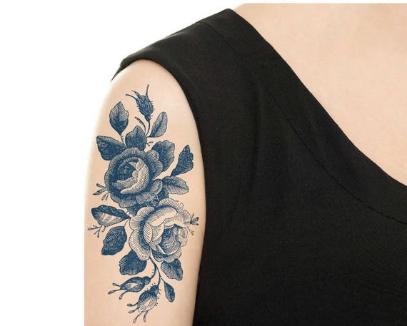 Blue Rose - Flower - Worldwide Tattoo Supply