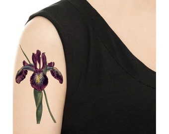 Temporary Tattoo - Vintage Flower - Various Patterns and Sizes / Tattoo Flash