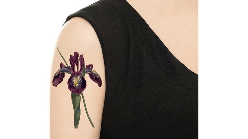 Temporary Tattoo Vintage Flower Various Patterns and Sizes / Tattoo Flash PICTURE 1