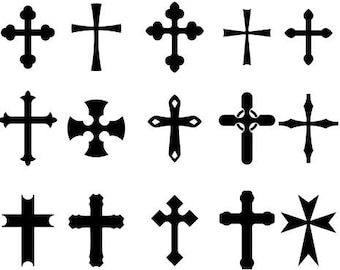 Tymczasowy tatuaż - zestaw 15 krzyżyków / Zestaw 9 kluczy i krzyża / Zestaw 10 kluczy / Flash tatuażu / Hamsa / Uwolnij się / Bułeczka cynamonowa