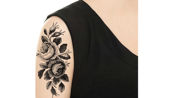 ruthless:vintage-rose-rose-tattoo