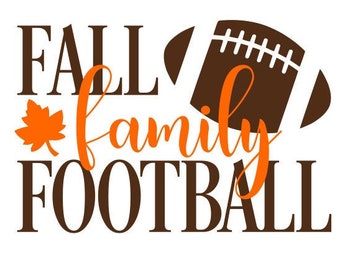 Football Fall Svg Etsy