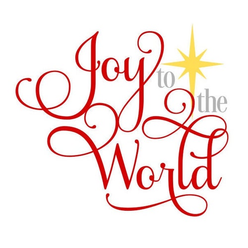 Joy to the World SVG Christmas SVG Christ is Born SVG - Etsy