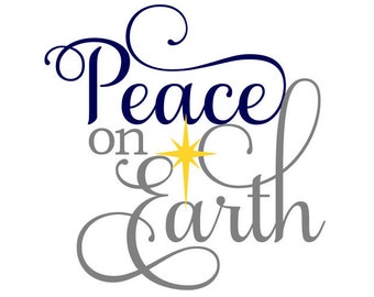 Download Peace On Earth Svg Etsy