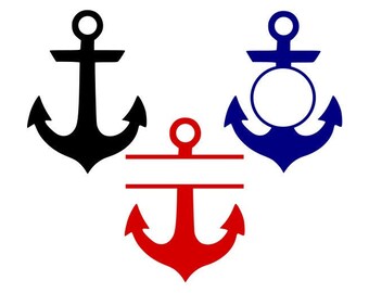 Download Anchor Monogram Svg Etsy