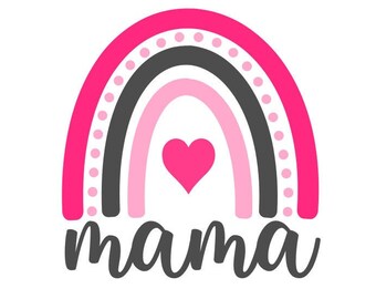 Download Rainbow Mama Svg Etsy