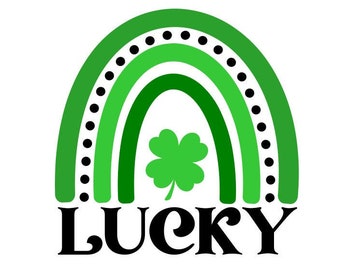 Download Lucky Rainbow Svg Etsy
