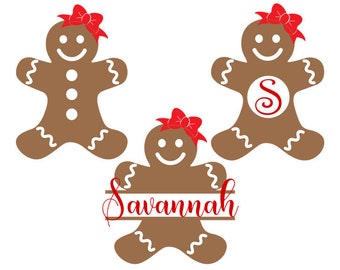 Download Gingerbread Girl Svg Etsy