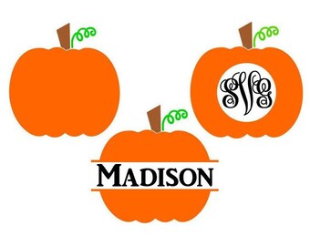 Download Monogram Pumpkin Svg You Ll Enjoy Etsy