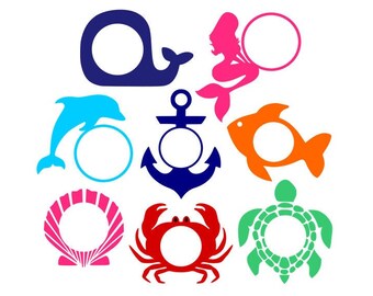 Download Summer Monogram Svg Etsy