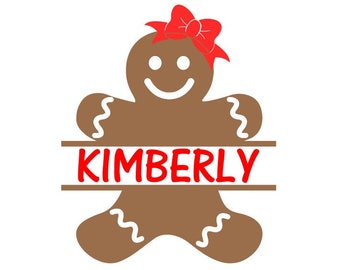 Download Gingerbread Girl Svg Etsy