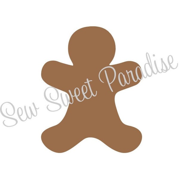 Gingerbread Man SVG, Christmas SVG, Baking SVG, Digital Download/Cut File, Sublimation, Clip Art (individual svg/dxf/png/jpeg files)