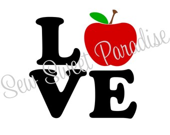 Download Free Love Apple Svg Etsy SVG Cut Files