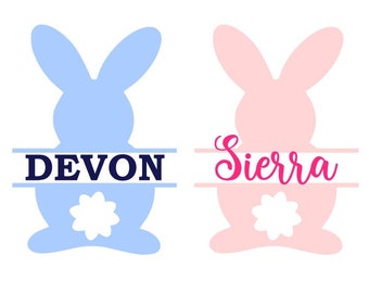 Download Split Bunny Svg Etsy