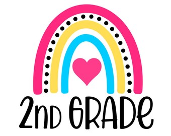2nd Grade Svg Etsy 2nd Grade Svg Etsy