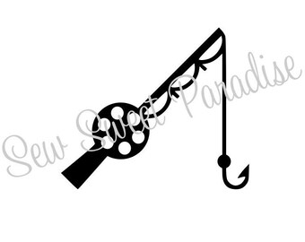 Download Fishing Pole Heart Etsy