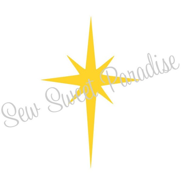 Star SVG, Christmas Star SVG, Star of Bethlehem SVG, Digital Download, Cut File, Sublimation, Clip Art (individual svg/dxf/png/jpeg files)