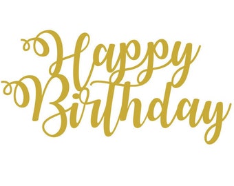 Download Happy Birthday Svg Etsy
