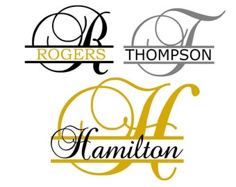 Download Split Monogram Svg Etsy