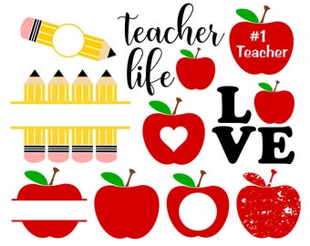 Download Teacher Monogram Svg Etsy