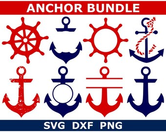 Download Anchor Monogram Svg Etsy