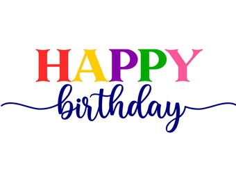 Download Happy Birthday Svg Etsy