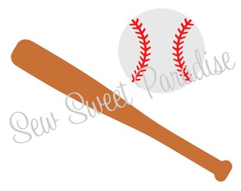 Download Baseball Bat Svg Etsy