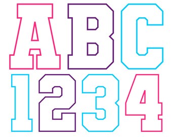 Download Block Monogram Svg Etsy