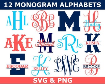 Download Monogram Svg Etsy