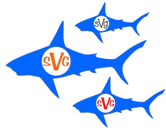 Free Free 224 Shark Monogram Svg Free SVG PNG EPS DXF File