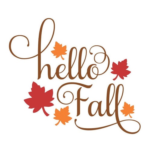 Hello Fall SVG Fall Door Sign SVG Thanksgiving SVG Digital - Etsy
