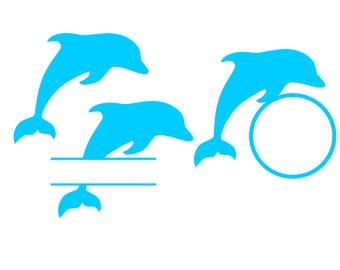 Download Dolphin Monogram Svg Etsy
