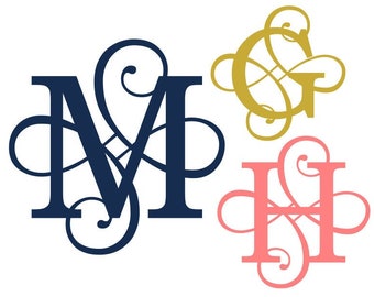 Download Monogram Svg Etsy