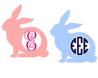Download Bunny Monogram Svg Etsy
