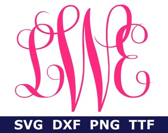 Download Monogram Svg Etsy