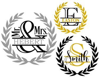 Download Split Monogram Svg Etsy