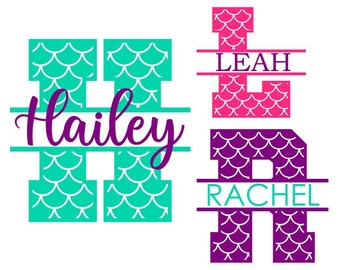 Download Mermaid Name Svg Etsy