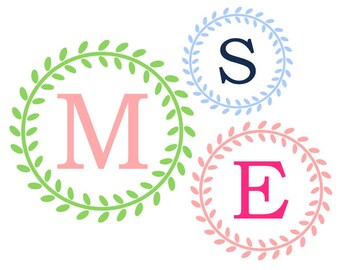 Download Single Letter Monogram Svg Etsy