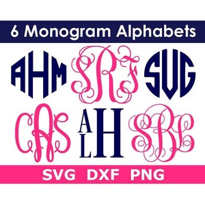LV Circle Monogram FONT SET INSTANT DOWNLOAD print file SVG – BB