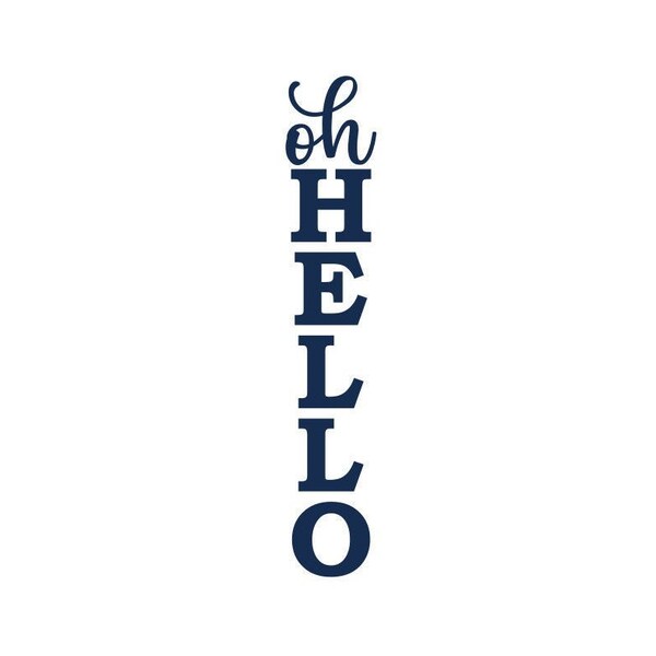 Oh Hello Sign - Etsy