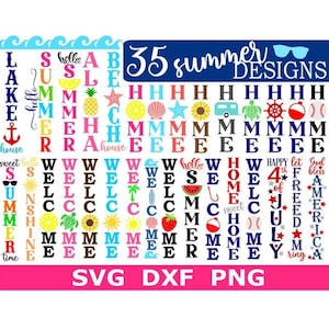 Porch Sign SVG Bundle, Beach, Patriotic, Summer, Instant Download, Cut Files, Sublimation, Clipart (35 individual svg/png/dxf files)