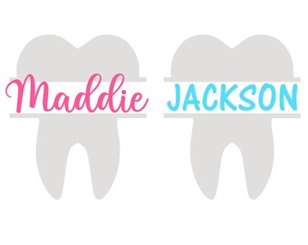 Download Tooth Monogram Svg Etsy
