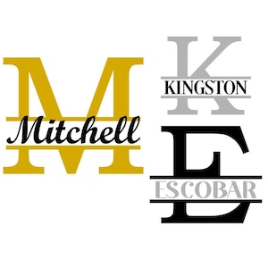 Monogram Svg Etsy
