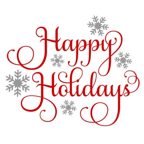  Happy Holidays Png Transparent Clipart