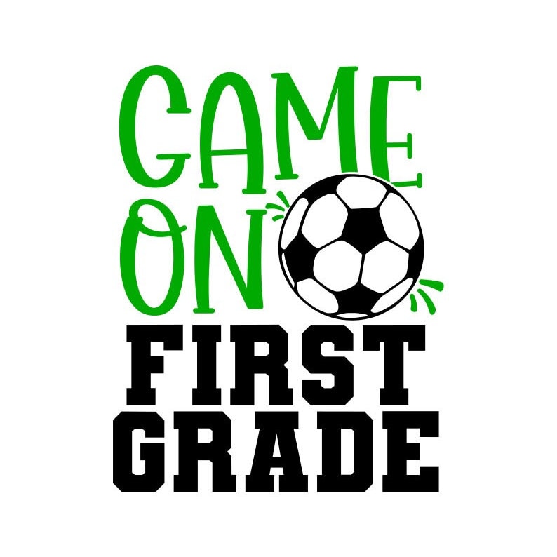 1st Grade SVG Game on First Grade SVG Soccer Ball SVG - Etsy