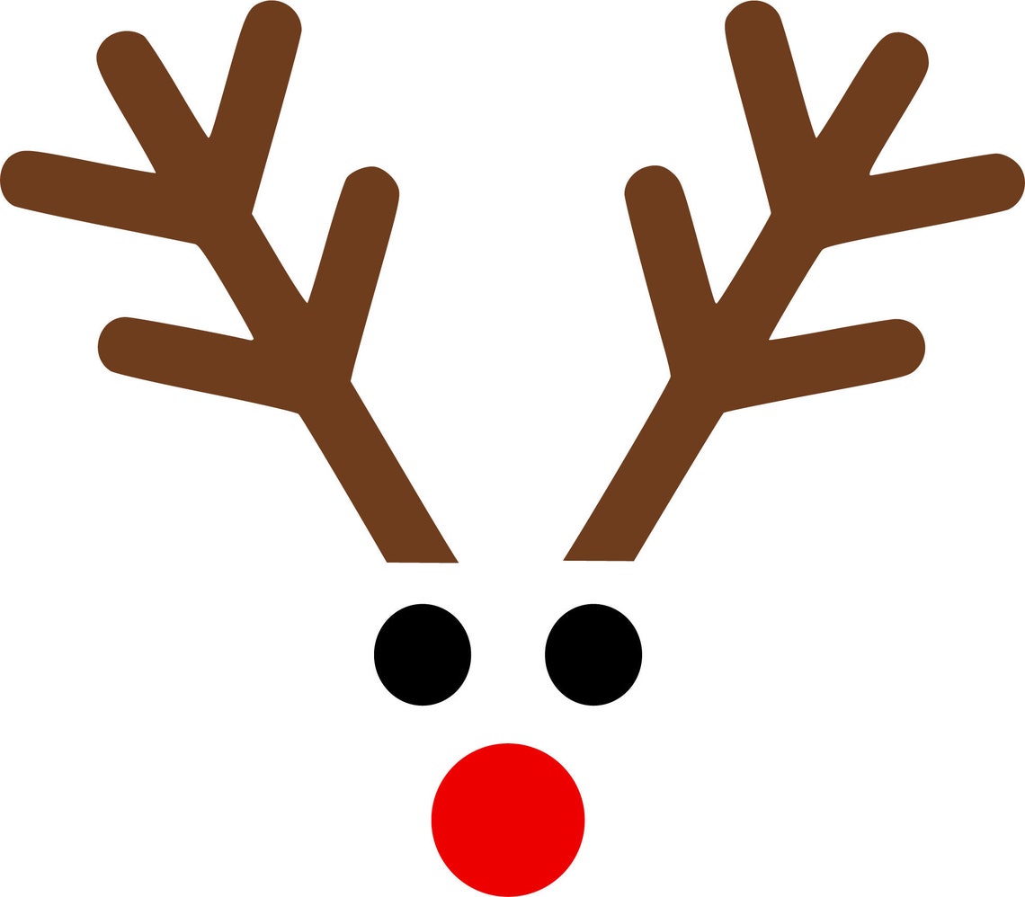 Rudolph Girl SVG Rudolph Boy SVG Christmas SVG Digital | Etsy